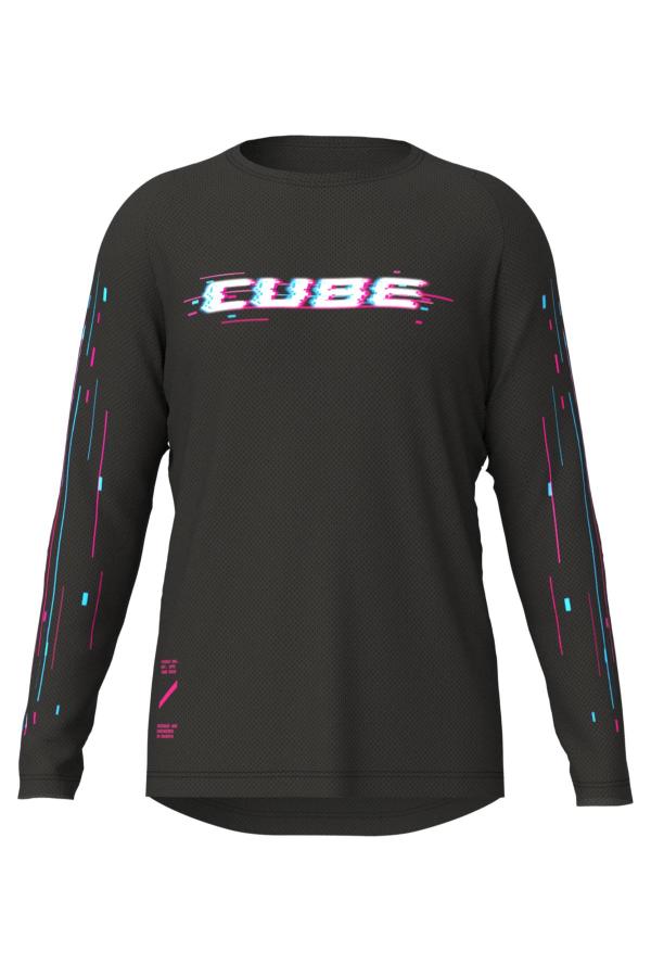 CUBE MTB Trikot Glitch langarm Gr&ouml;&szlig;e: XXXL