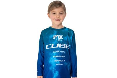 CUBE MTB Trikot ROOKIE X Actionteam langarm Gr&ouml;&szlig;e: XS (98/104) Produktbild 3