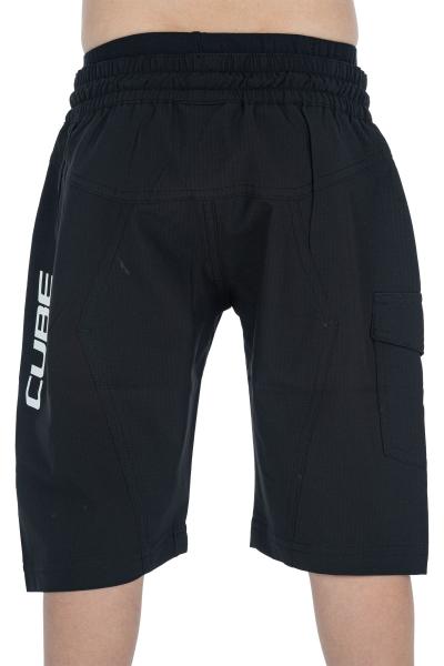 CUBE ROAD/XC Baggy Shorts ROOKIE inkl. Innenhose Gr&ouml;&szlig;e: XXS (86/92) Produktbild 1