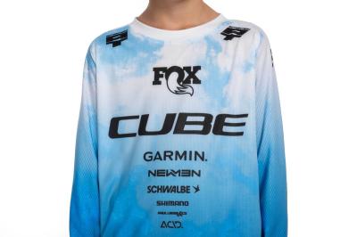 CUBE MTB Trikot ROOKIE X Actionteam langarm Gr&ouml;&szlig;e: L (134/140) Produktbild 2